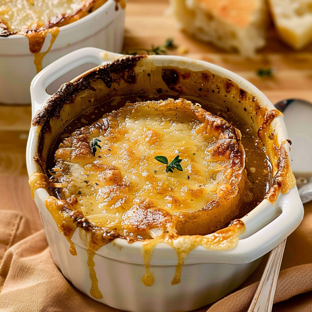 Recipe preparation for Lazy French Onion Soup