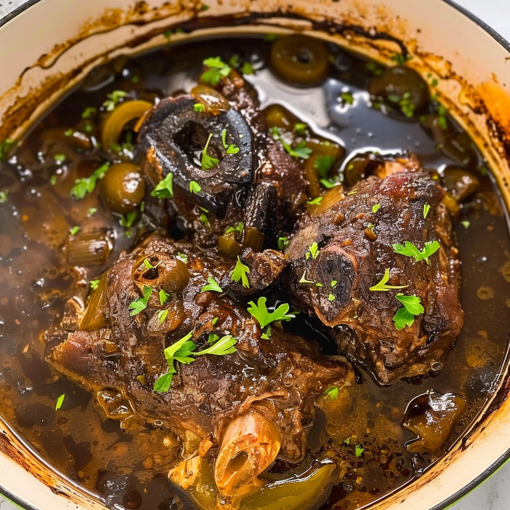 Recipe preparation for Jamaican Oxtail