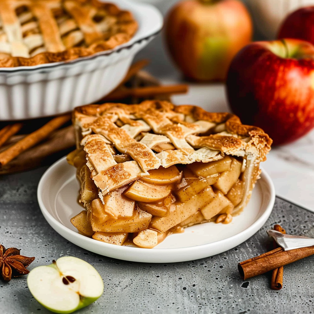 Recipe preparation for Hot Toddy Caramel Apple Pie