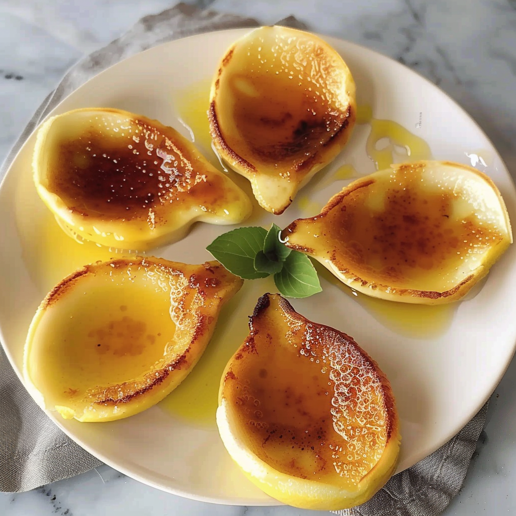 Recipe preparation for Lemon Brûlée Posset
