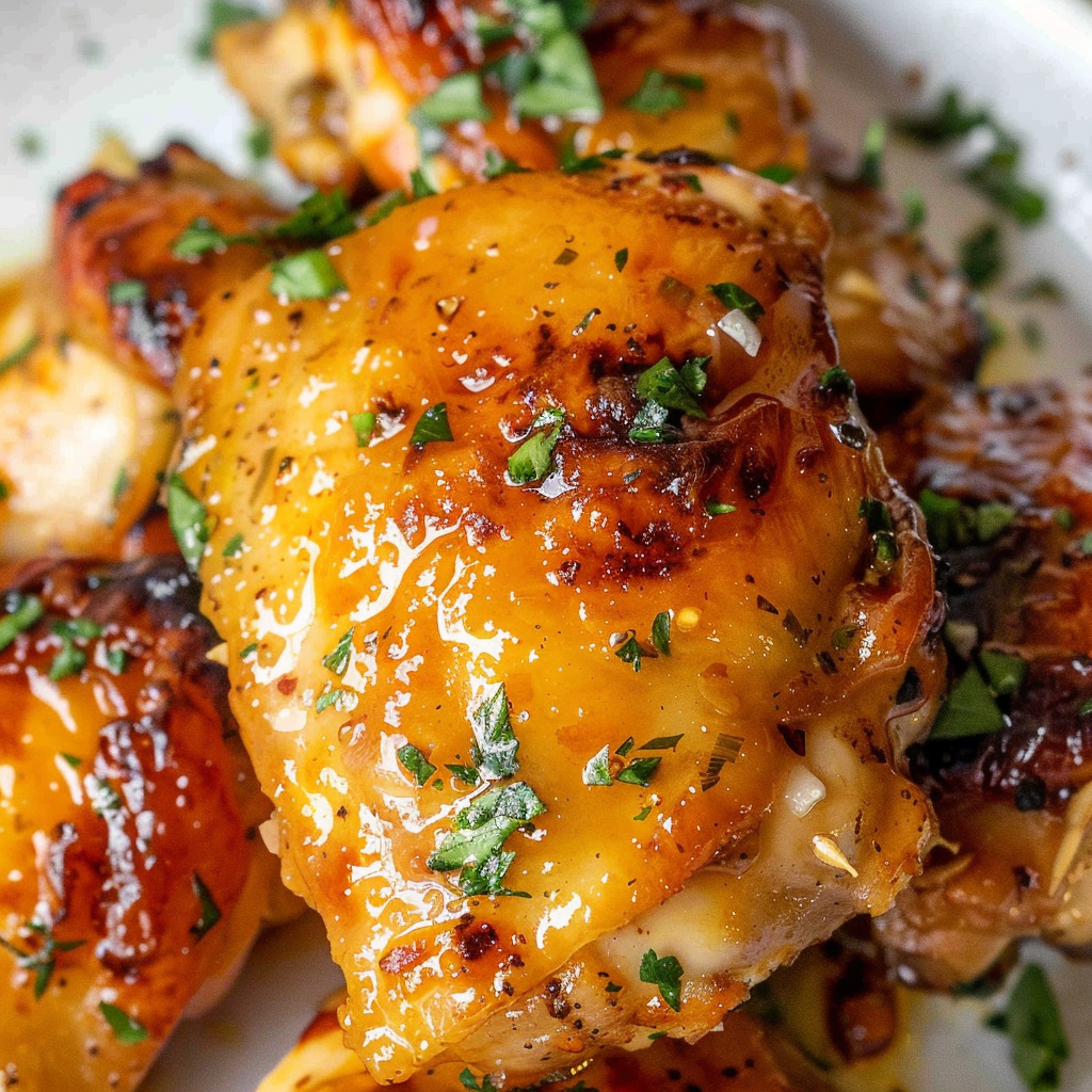 Recipe preparation for Crispy Baked Ranch Chicken Thighs