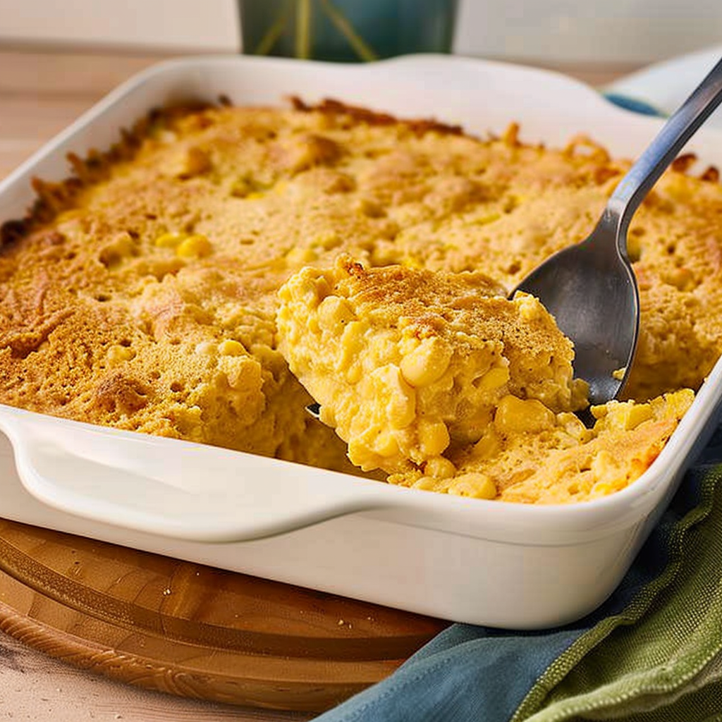 Recipe preparation for Make-Ahead Creamy Corn Caserole