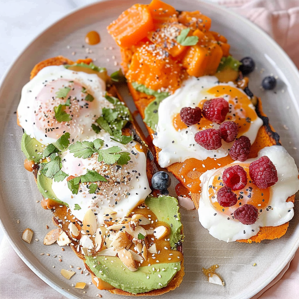 Recipe preparation for Sweet Potato Toast