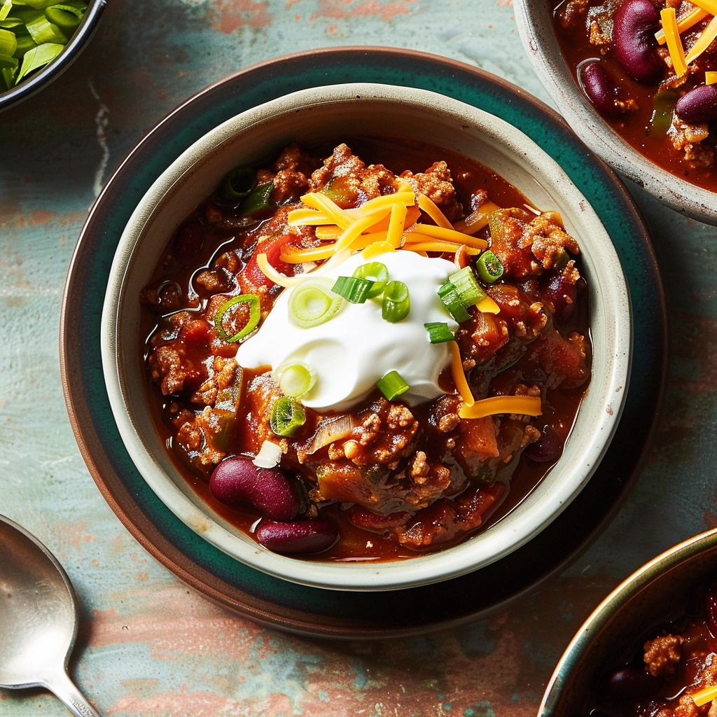 Recipe preparation for Easy Weeknight Turkey Chili