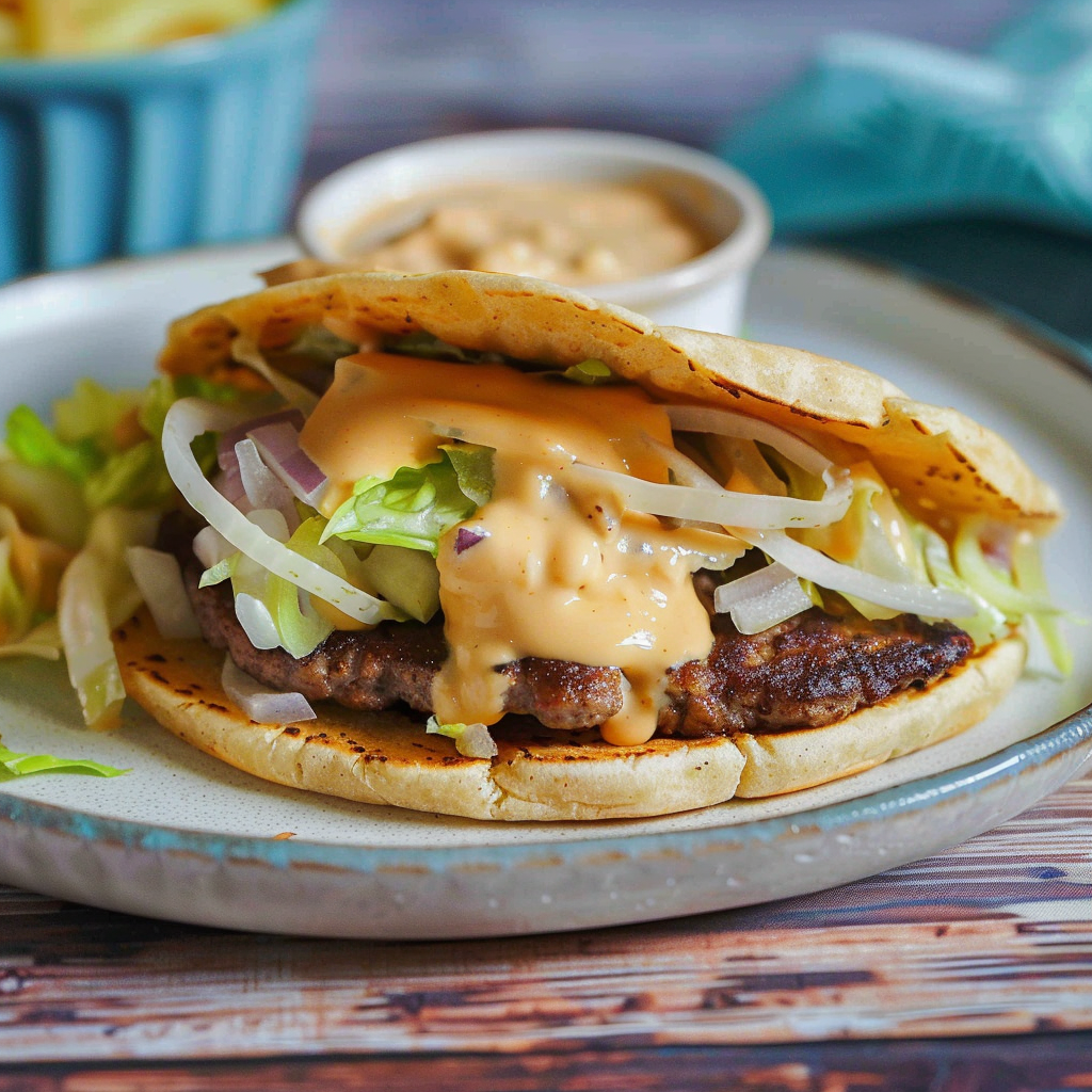 Recipe preparation for Smash Burger Tacos