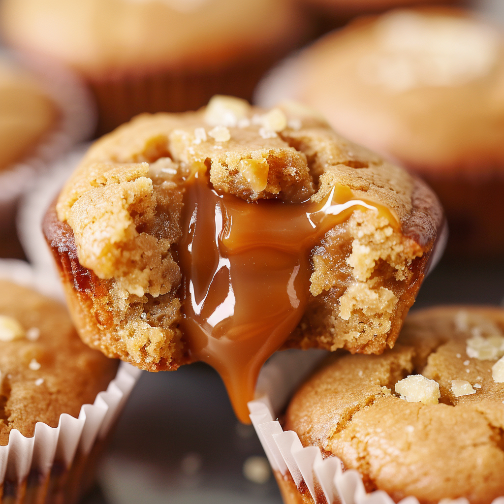 Recipe preparation for Brown Butter Dulce de Leche Cookie Cups