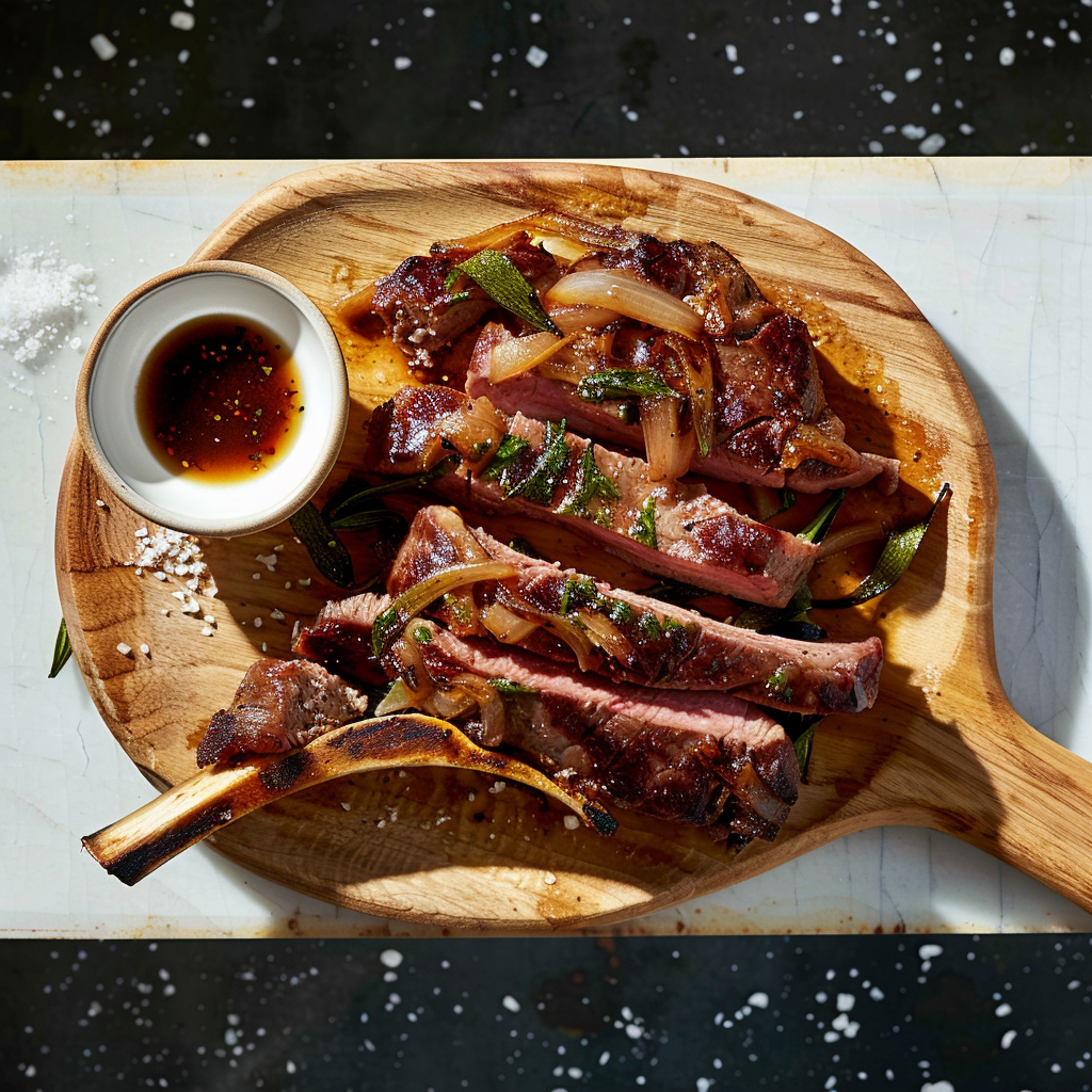 Recipe preparation for Browned Butter Beef Fry