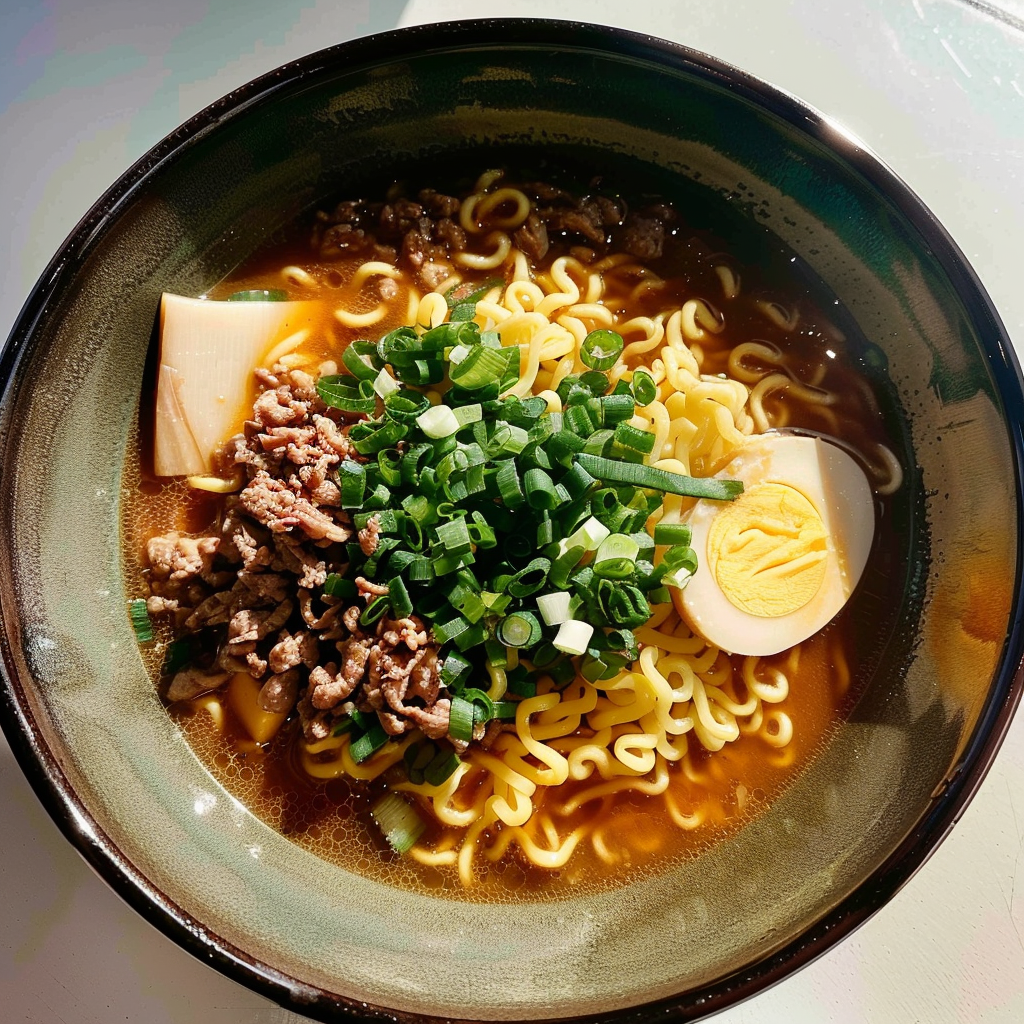 Recipe preparation for Japanese Curry Ramen