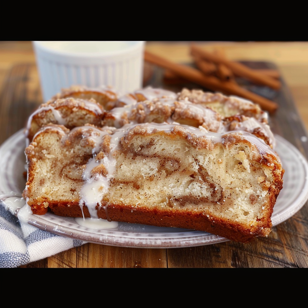 Recipe preparation for Cozy Cinnamon Swirl Yogurt Bread