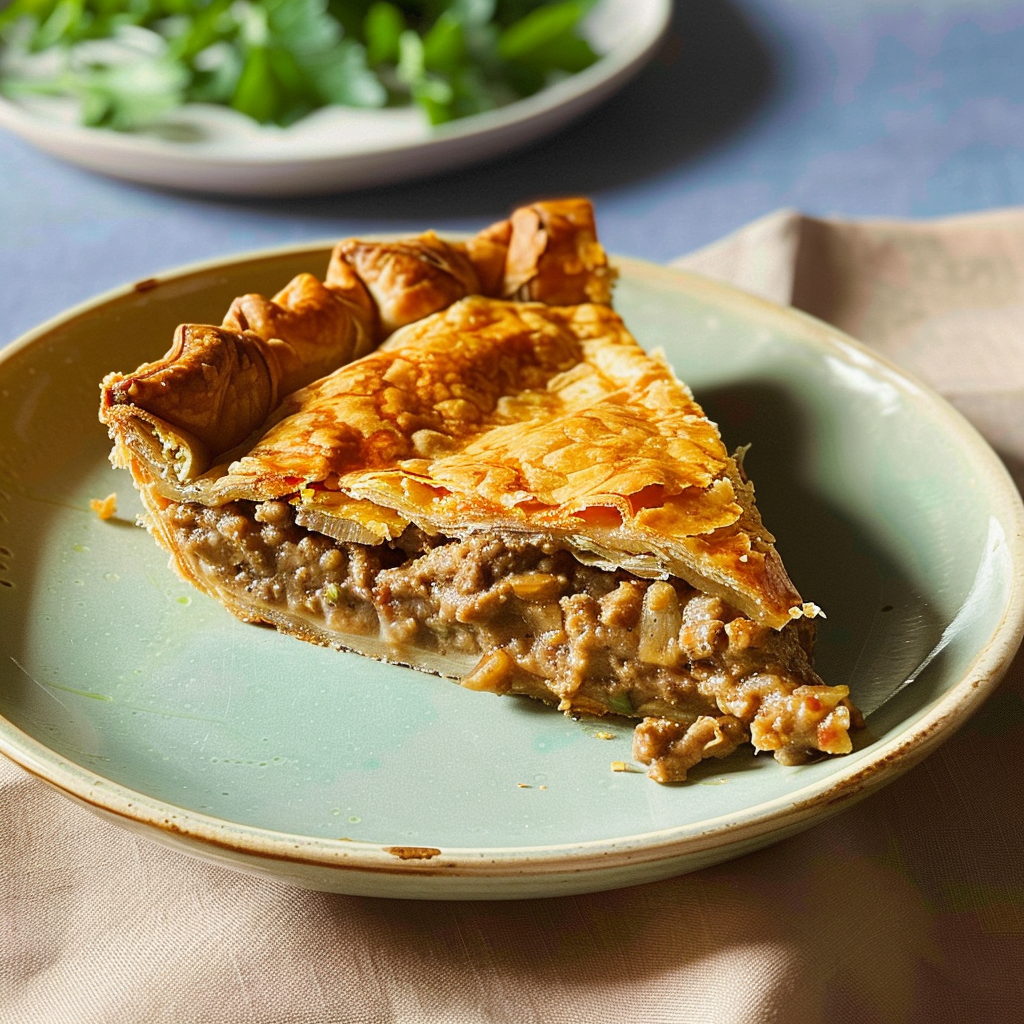 Recipe preparation for Tourtière