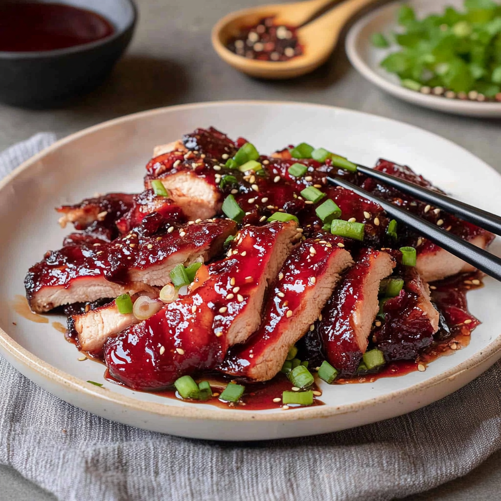 Recipe preparation for Char Siu Chicken