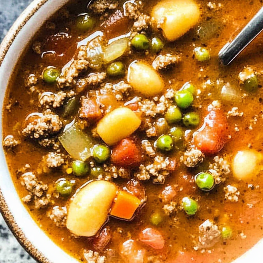 Recipe preparation for Crockpot Cowboy Soup