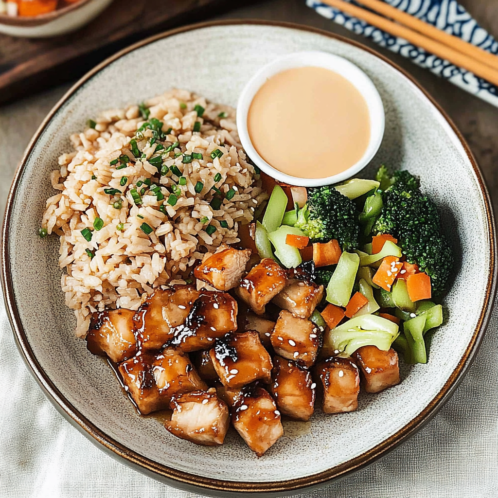 Recipe preparation for Hibachi Chicken