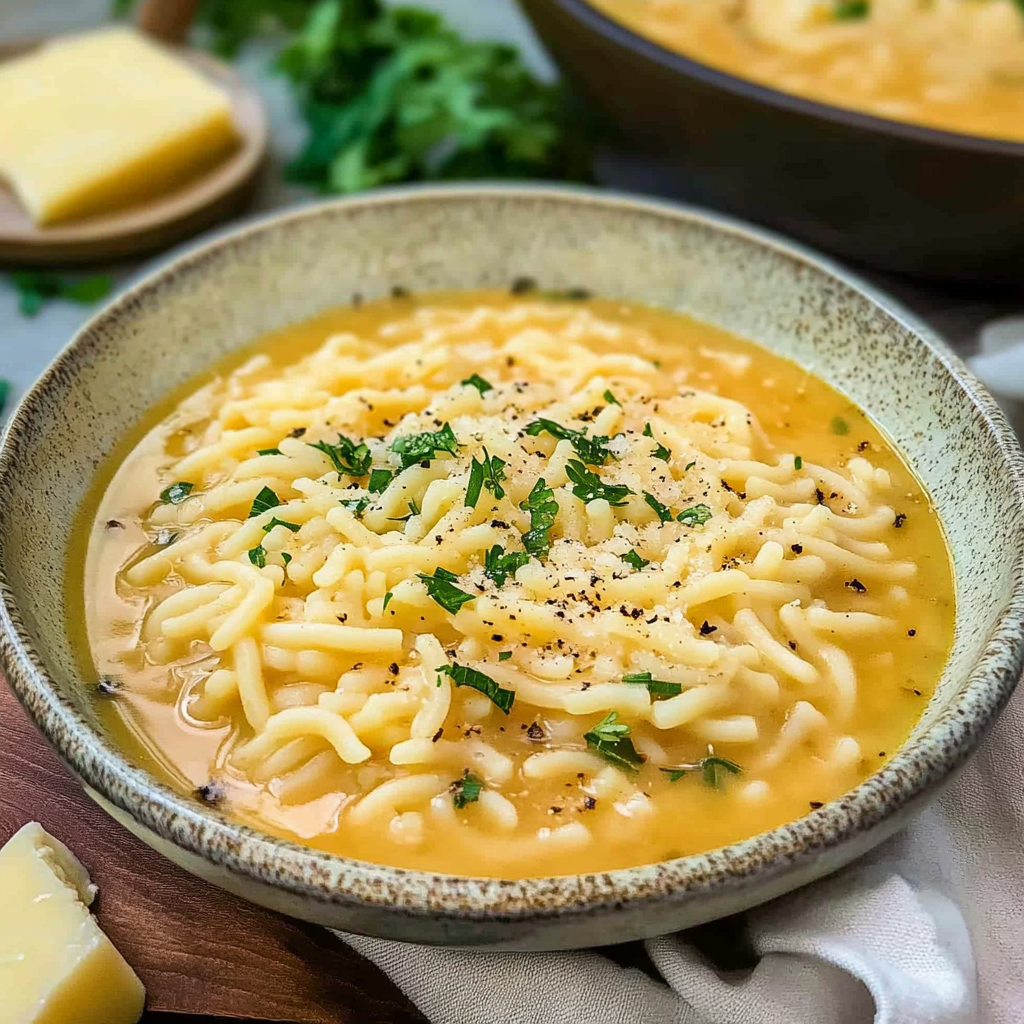 Recipe preparation for Pastina Soup