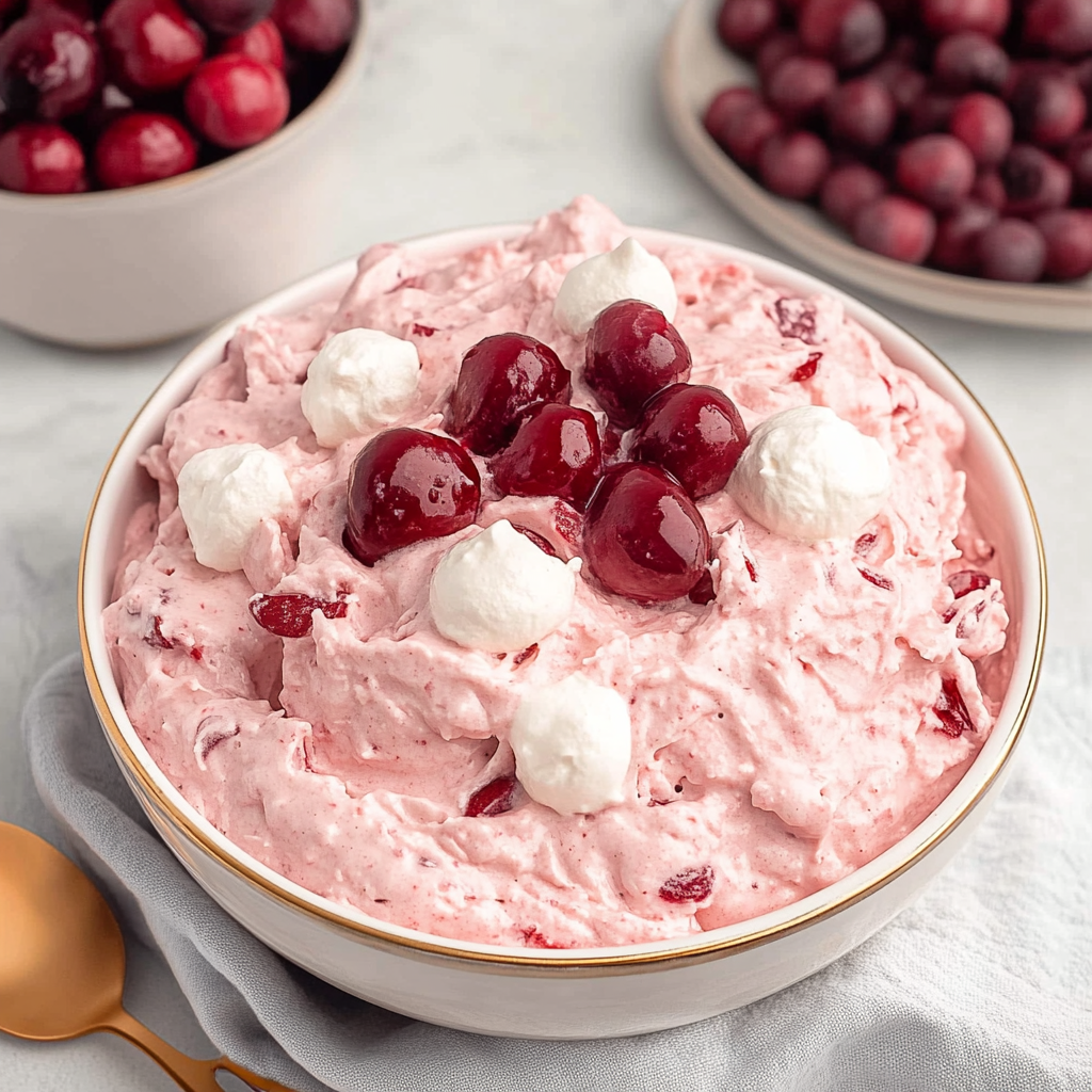 Recipe preparation for Pink Vanilla Pudding