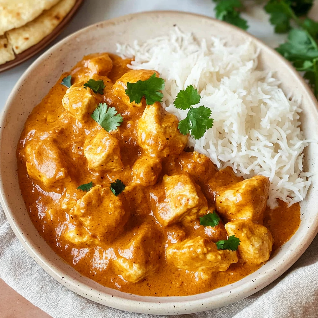 Recipe preparation for Indian Butter Chicken