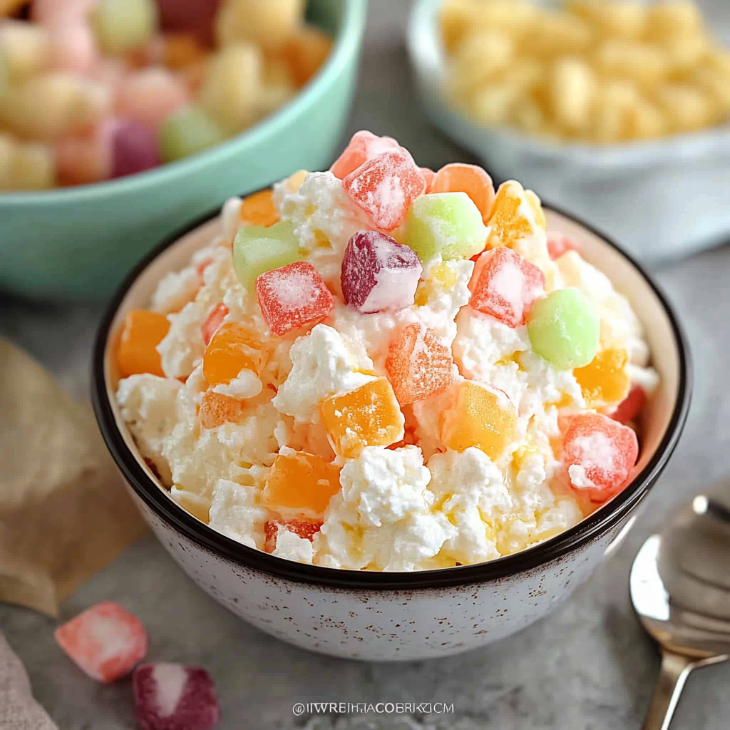 Recipe preparation for Ambrosia Salad