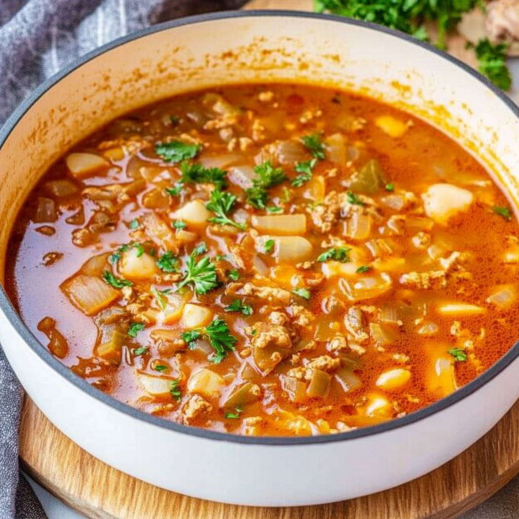 Recipe preparation for Golumpki Soup