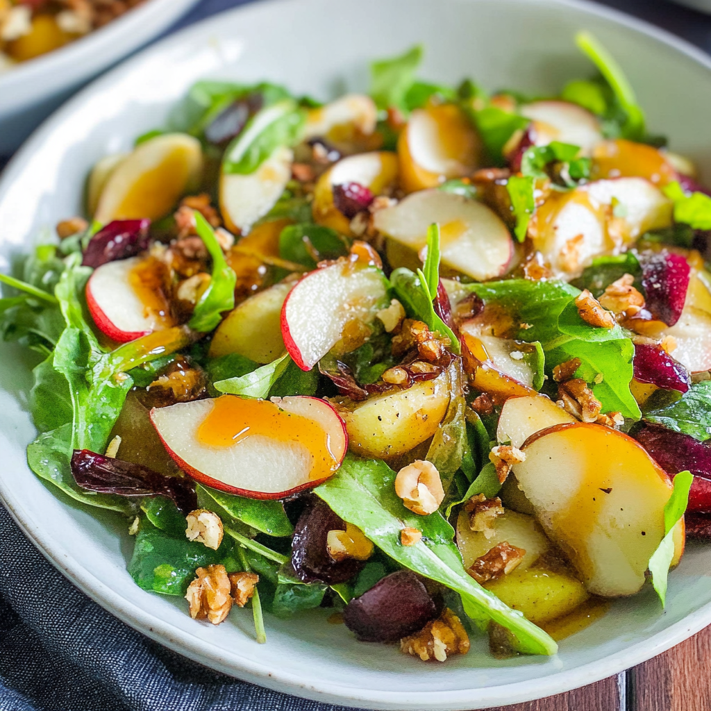 Recipe preparation for Pear Salad