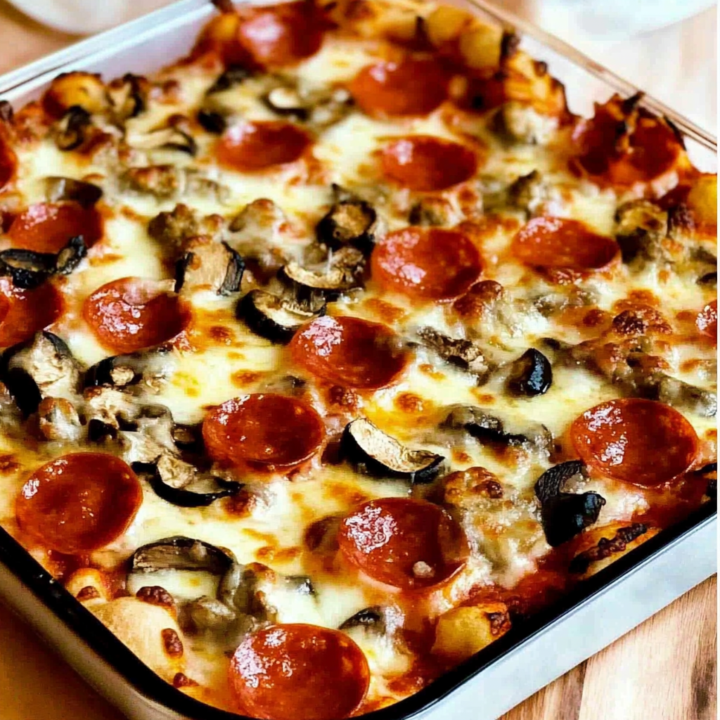 Recipe preparation for Deconstructed Pizza