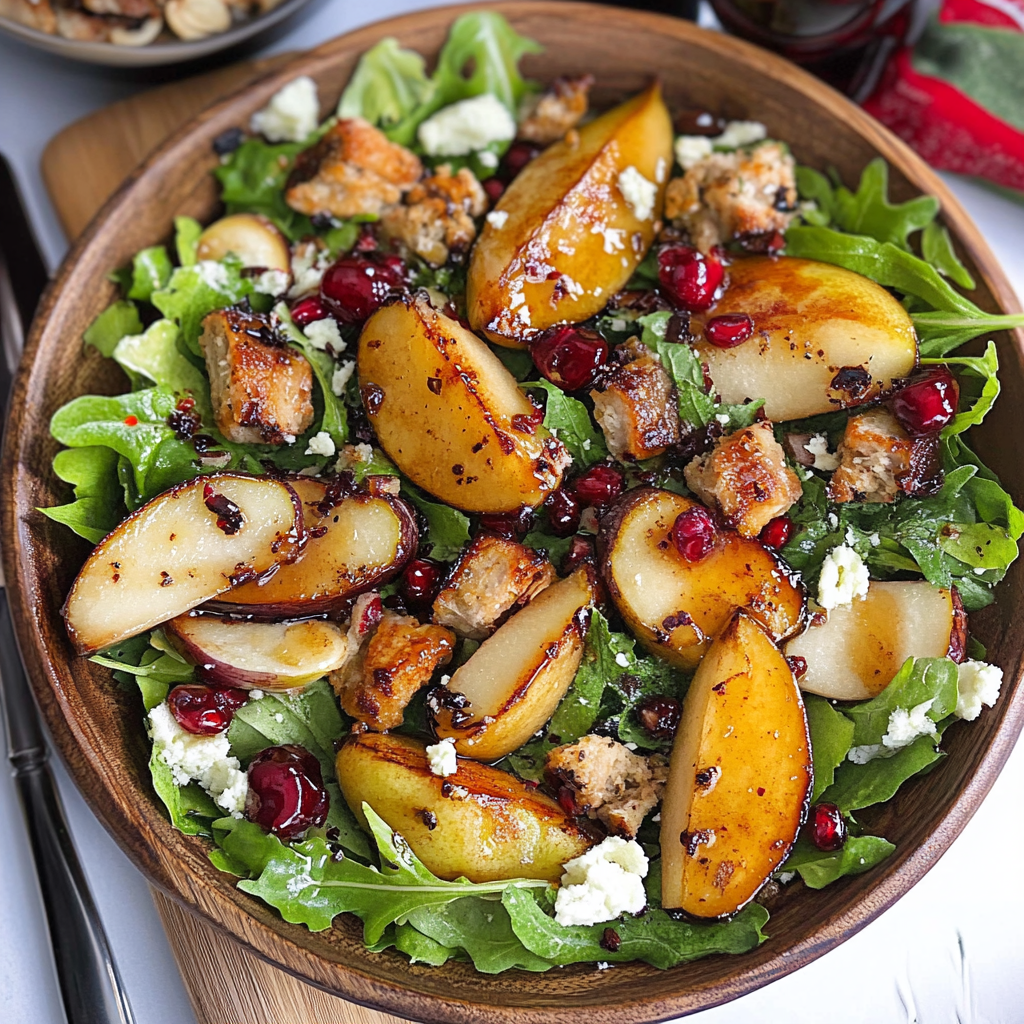 Recipe preparation for Beast Pear Salad