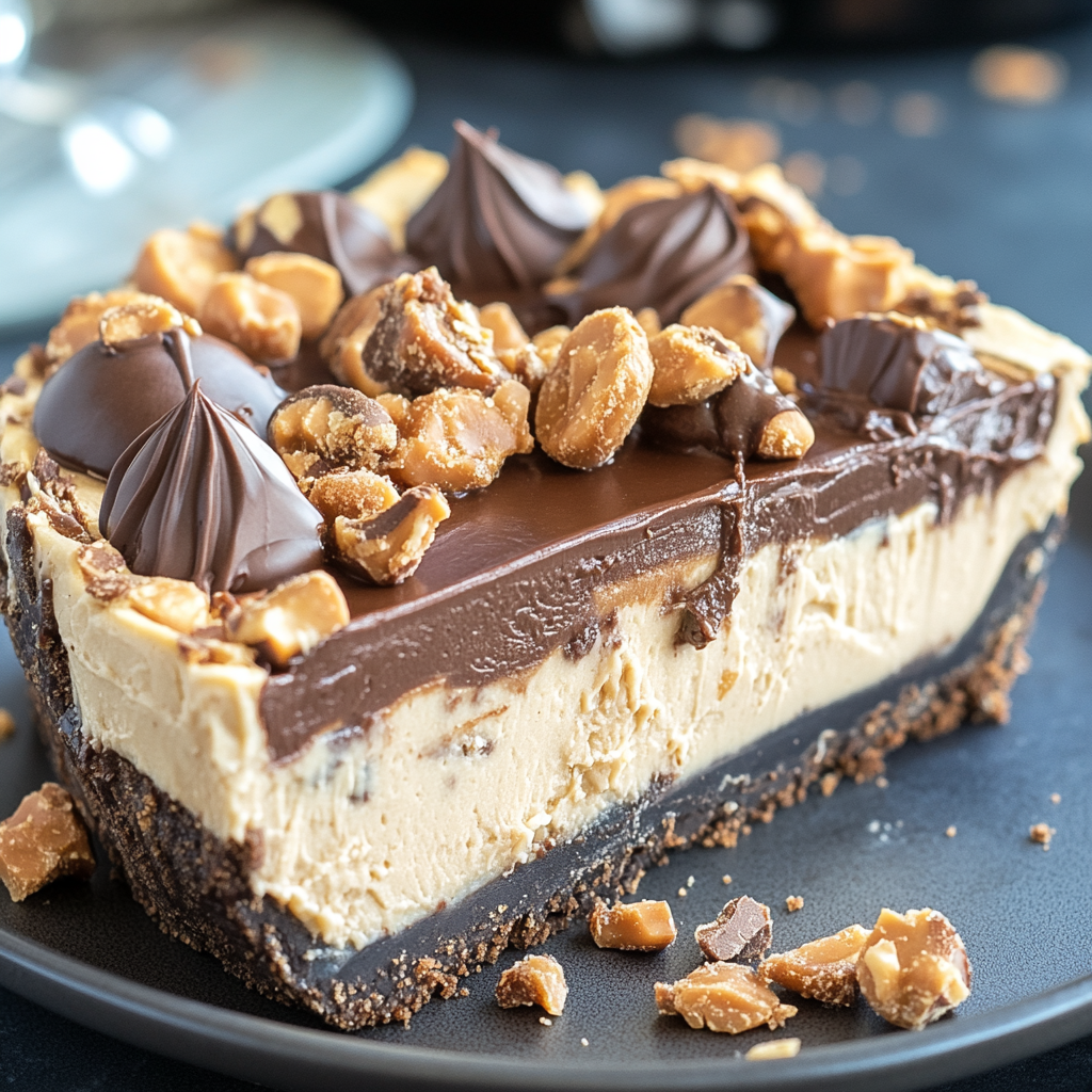 Recipe preparation for Reese's Peanut Butter Pie