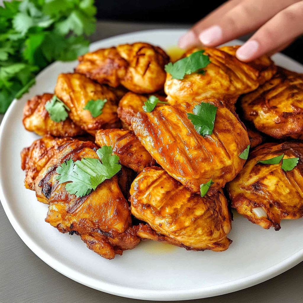 Recipe preparation for Shortcut Tandoori Chicken