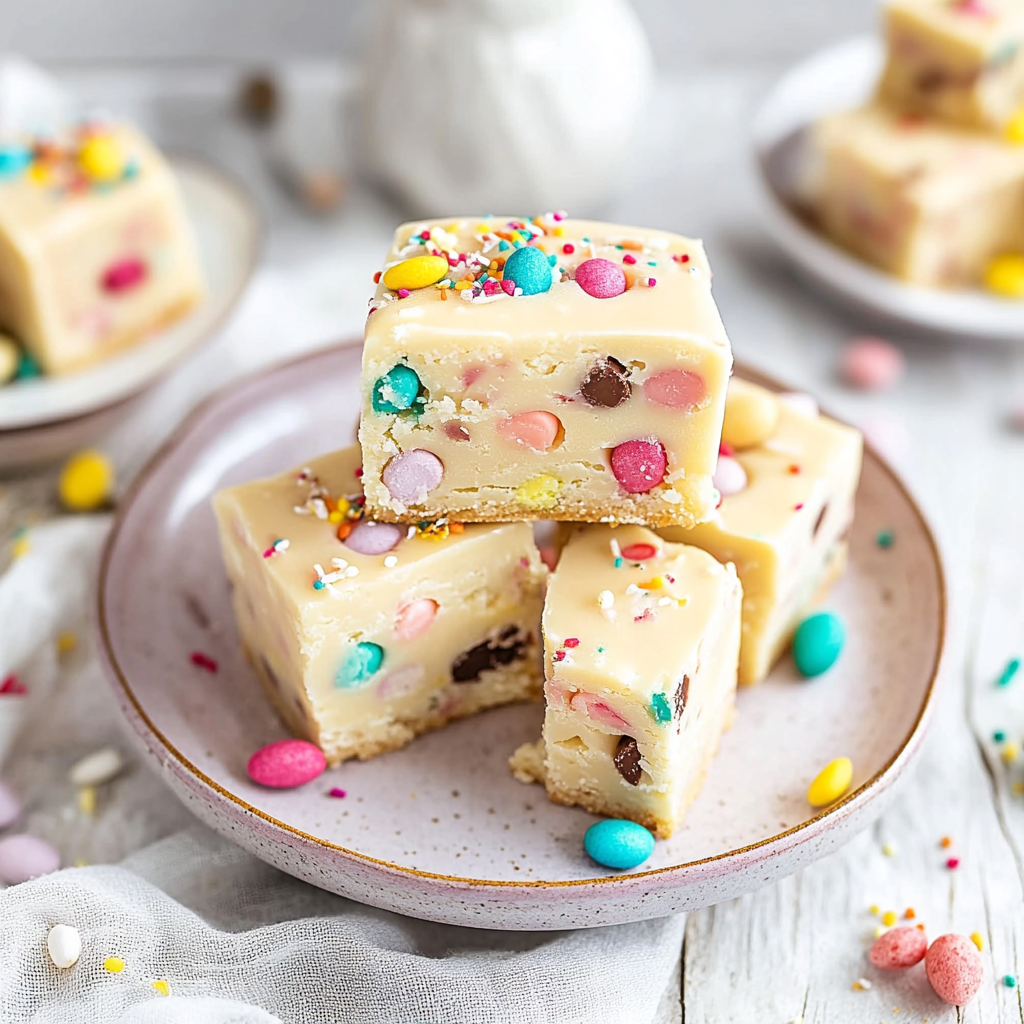 Recipe preparation for Easter Fudge