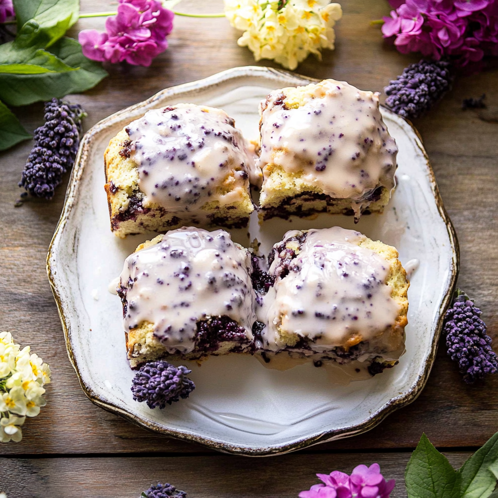 Recipe preparation for Lavender Scones