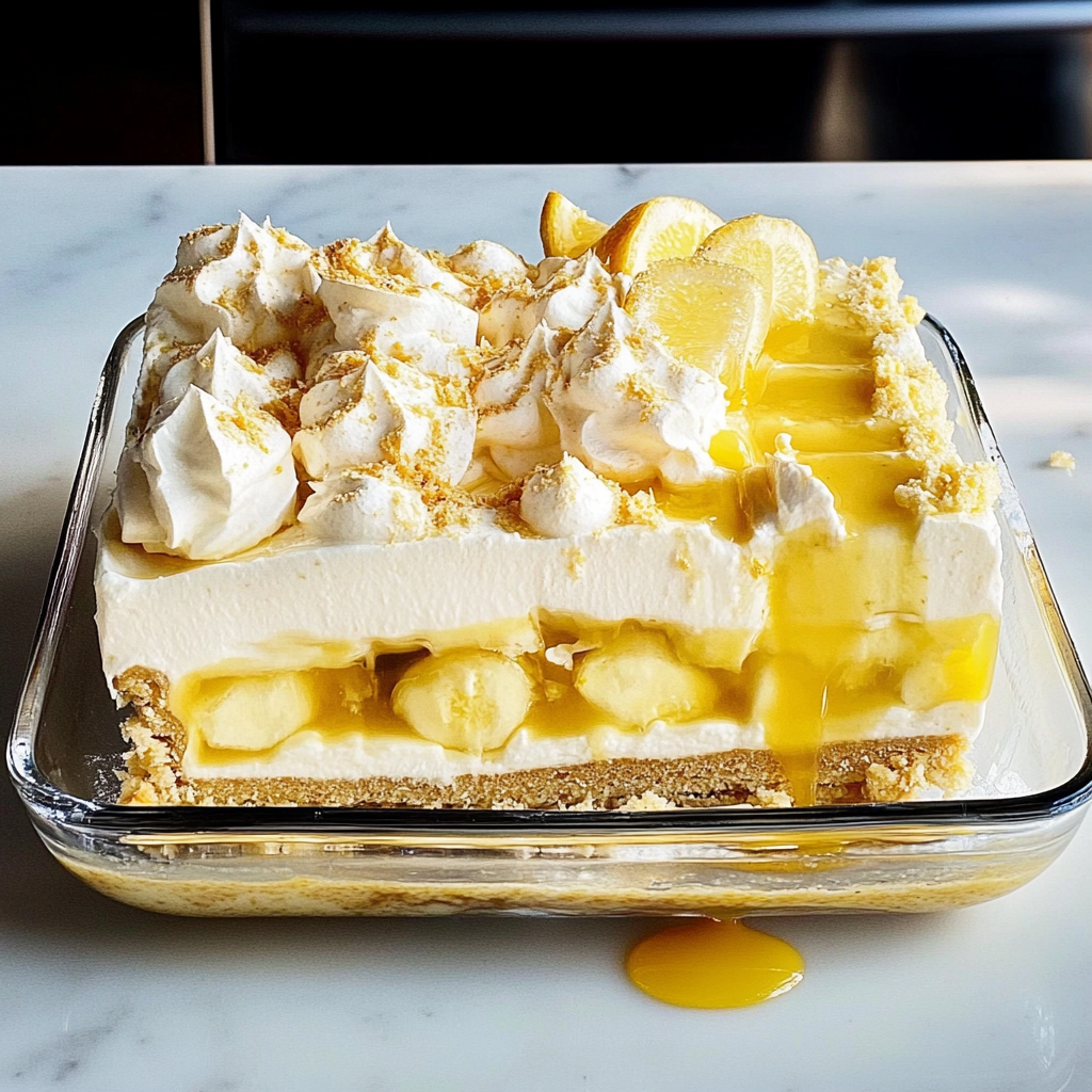 Recipe preparation for Limoncello Dessert