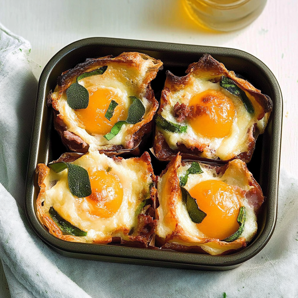 Recipe preparation for Leprechaun Corned Beef Cups