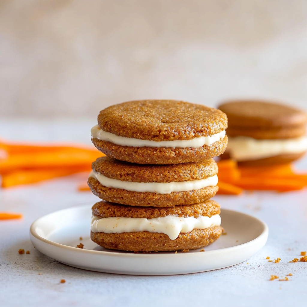 Recipe preparation for Carrot Cake Whoopie Pies