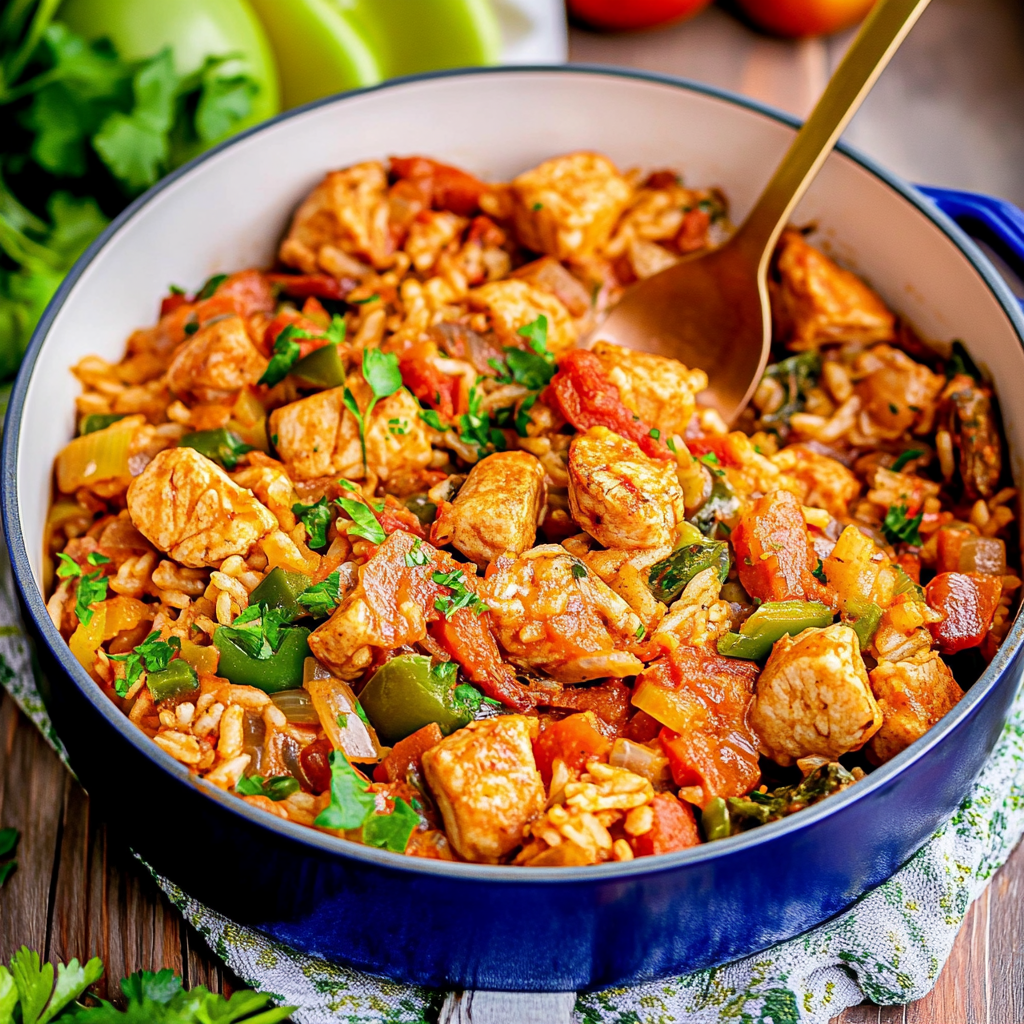 Recipe preparation for Vegetable One Pot Jambalaya