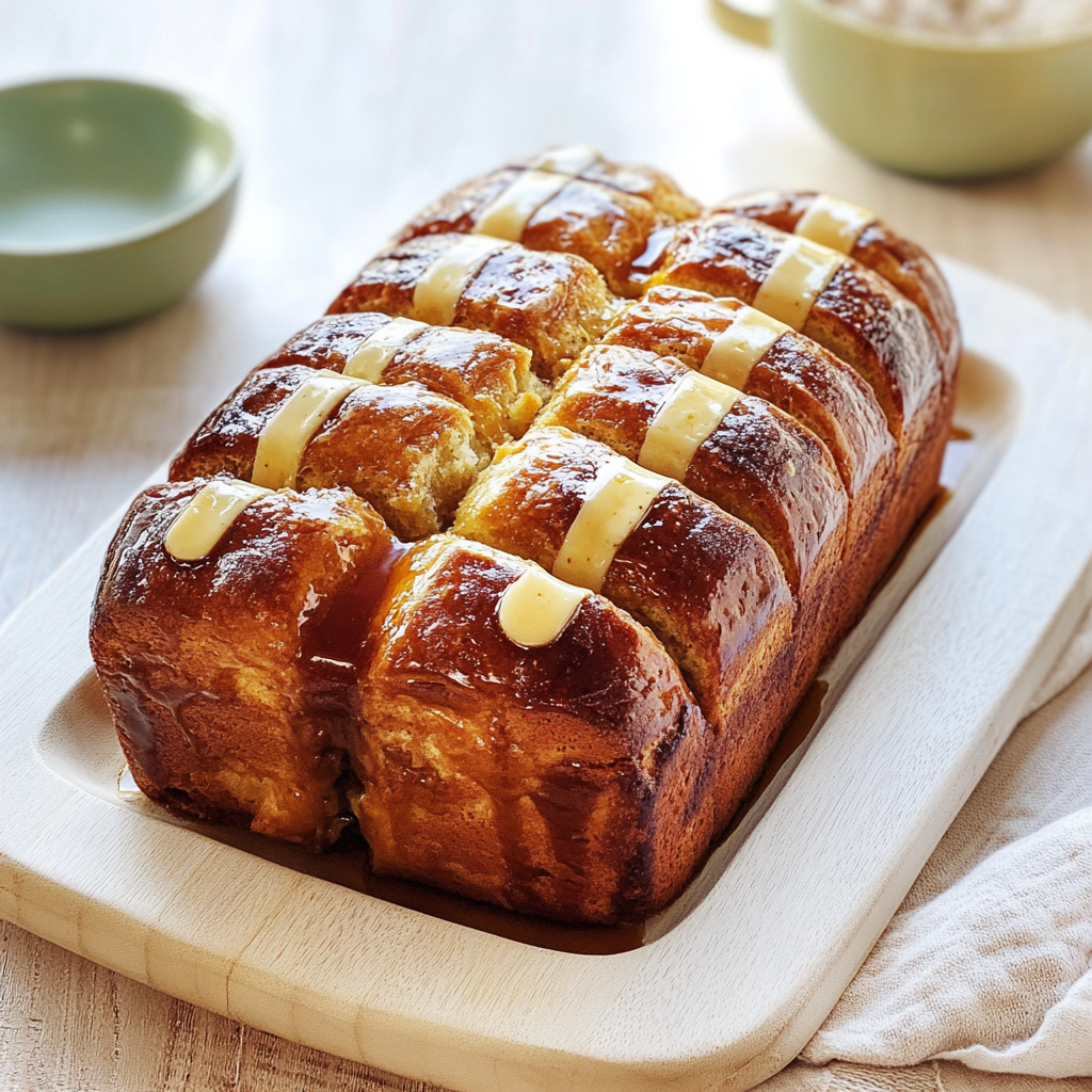 Recipe preparation for Hot Cross Loaf