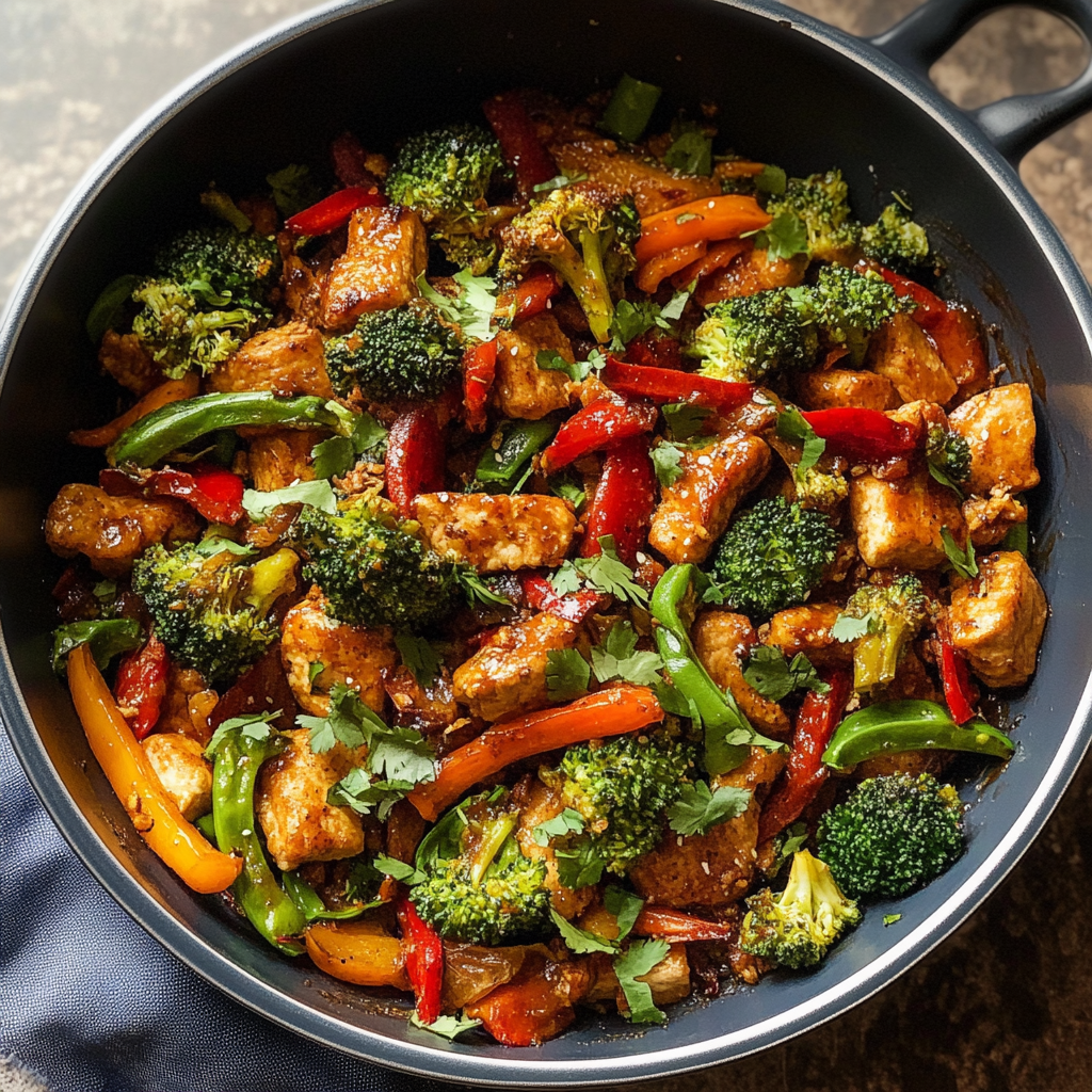 Recipe preparation for Simple Tempeh Stir Fry